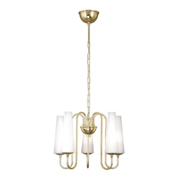 Zuma Line - Candelabro suspenso 5xE14/40W/230V dourada