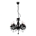 Zuma Line - Candelabro suspenso 5xE14/40W/230V preto