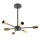 Zuma Line - Candelabro suspenso 6xE27/40W/230V preto/dourada