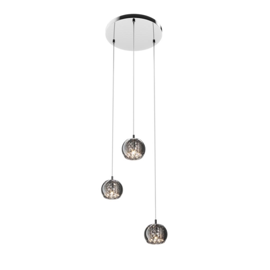 Zuma Line - Candelabro suspenso de cristal 3xG9/42W/230V