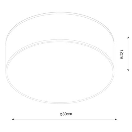 Zuma Line - Iluminação de teto CLARA 2xE14/40W/230V preta