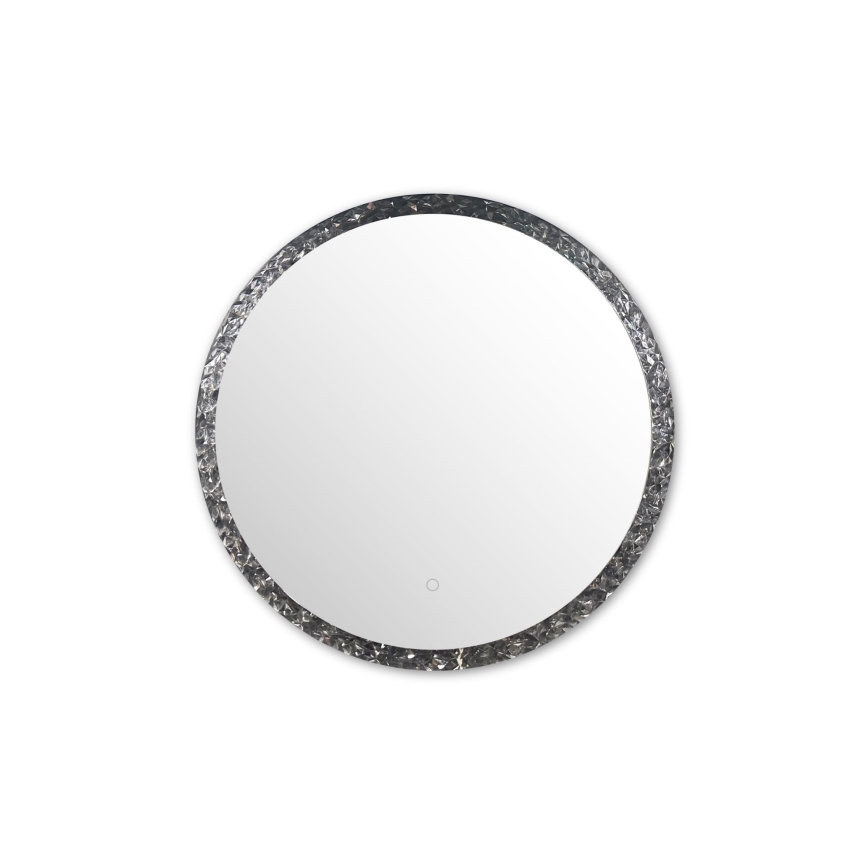 Zuma Line - Espelho de parede LED para casa de banho com retroiluminação LED/24W/230V 3000/4000/6000K d. 60 cm IP44 cromado brilhante