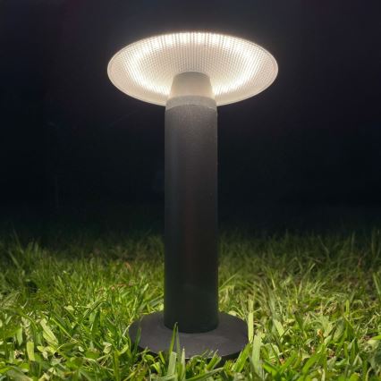 Zuma Line - Candeeiro de mesa solar LED com regulação LED/2W/2000 mAh IP44 preto