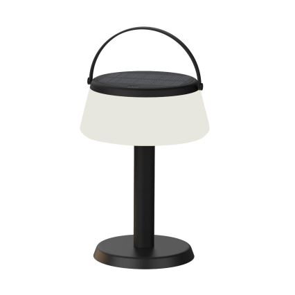 Zuma Line - Candeeiro de mesa solar LED com regulação LED/2,2W/2000 mAh IP44 preto