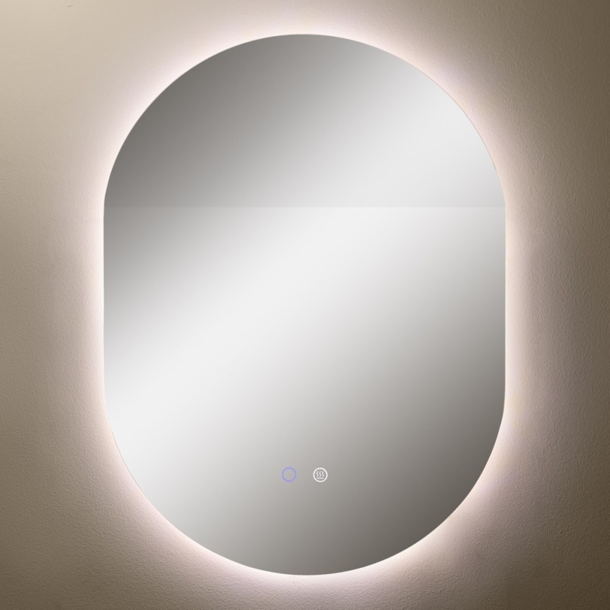 Zuma Line - Espelho de parede aquecido LED para casa de banho com retroiluminação LED/24W/230V 3000/4000/6000K 70x50 cm IP44