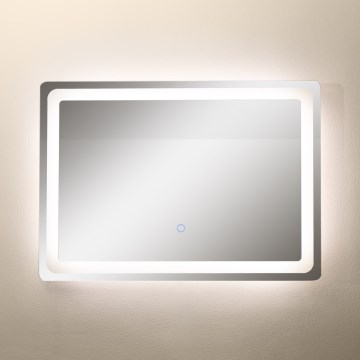 Zuma Line - Espelho de parede LED para casa de banho com retroiluminação LED/24W/230V 3000/4000/6000K 70x50 cm IP44