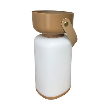 Zuma Line -  Candeeiro de mesa LED com regulação LED/3W/1200 mAh 3000/4000/6500K IP44 castanho