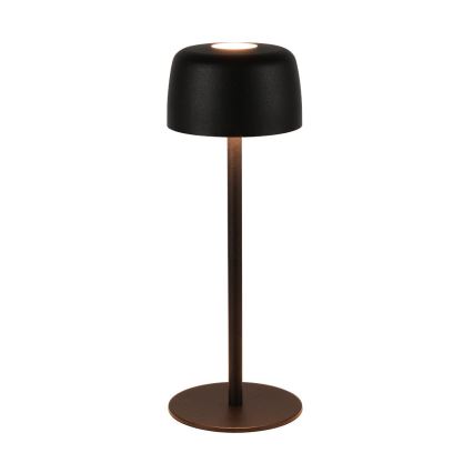 Zuma Line - Candeeiro de mesa solar LED com regulação LED/2W/1200 mAh IP44 preto