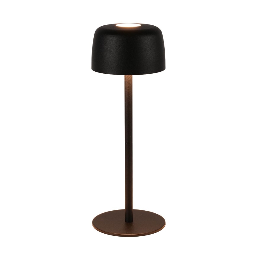 Zuma Line - Candeeiro de mesa solar LED com regulação LED/2W/1200 mAh IP44 preto