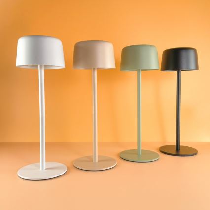Zuma Line - Candeeiro de mesa solar LED com regulação LED/2W/1200 mAh IP44 verde