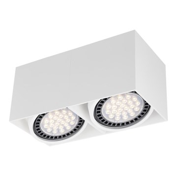 Zuma Line - Foco  2xGU10-ES111/15W/230V branco