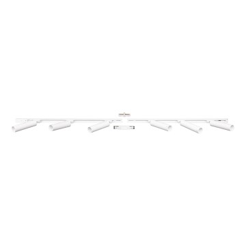 Zuma Line - Foco em sistema de carril 6xGU10/35W/230V branco