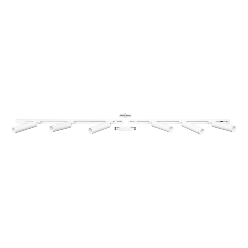 Zuma Line - Foco em sistema de carril 6xGU10/35W/230V branco