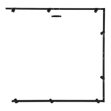 Zuma Line - Foco para sistema de carril 8xGU10/10W/230V preto + acessórios para carril