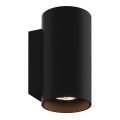 Zuma Line - Iluminação de parede 2xGU10/50W/230V preto