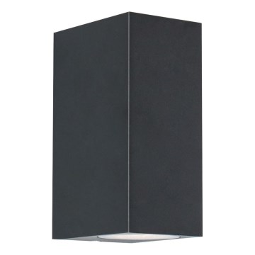 Zuma Line - Iluminação de parede exterior 2xGU10/35W/230V IP44 preto