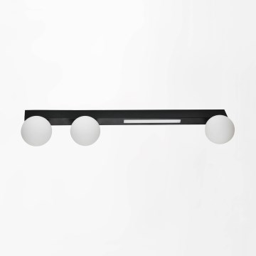 Zuma Line - Iluminação de parede LED 3xG9/40W/230V + LED/6W preto