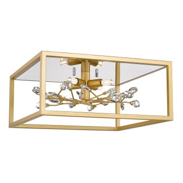 Zuma Line - Iluminação de teto de cristal 4xG9/33W/230V dourado
