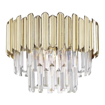 Zuma Line - Iluminação de teto de cristal 5xE14/40W/230V dourada