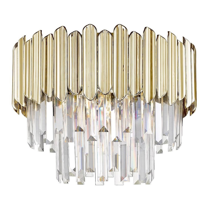 Zuma Line - Iluminação de teto de cristal 5xE14/40W/230V dourada