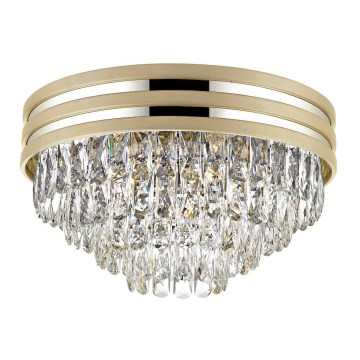 Zuma Line - Iluminação de teto de cristal 5xE14/40W/230V dourada