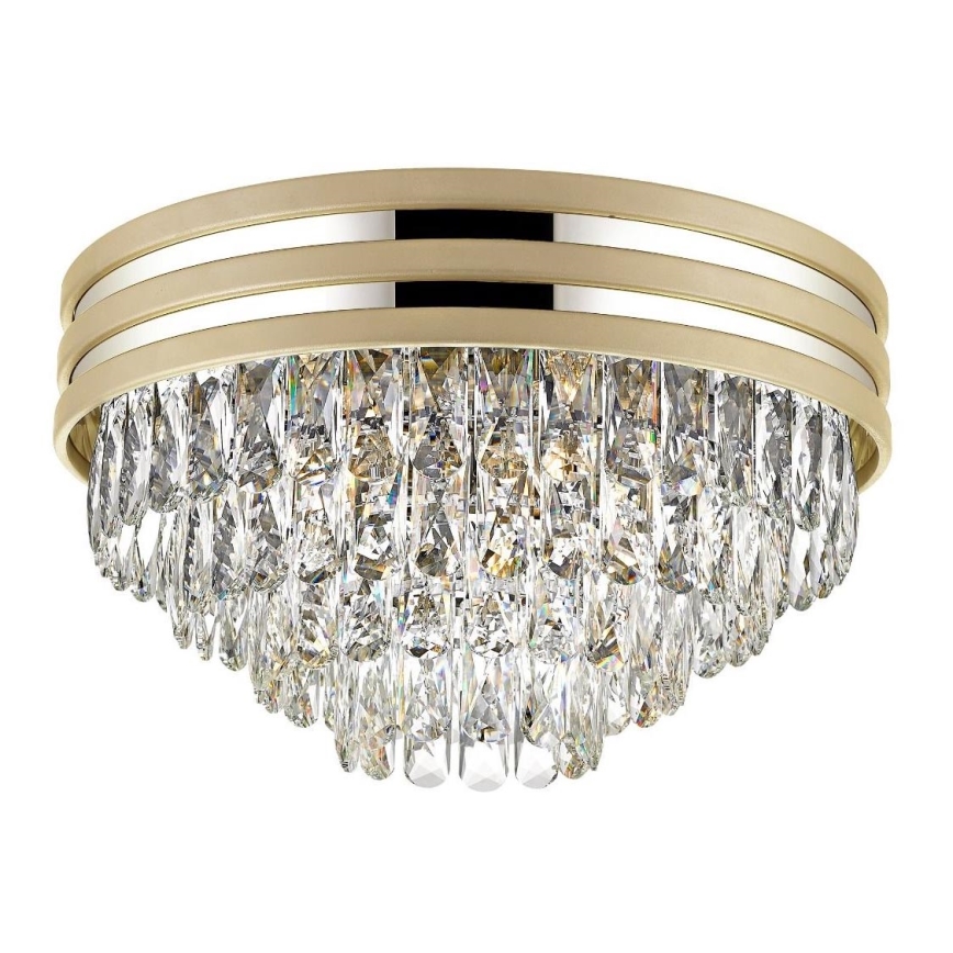 Zuma Line - Iluminação de teto de cristal 5xE14/40W/230V dourada