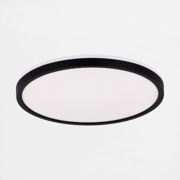Zuma Line - Iluminação de teto LED com regulação LED/26,5W/230V + LED/6,5W 3000/4000/5500K diâmetro 32 cm preto