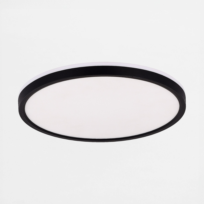 Zuma Line - Iluminação de teto LED com regulação LED/26,5W/230V + LED/6,5W 3000/4000/5500K diâmetro 32 cm preto