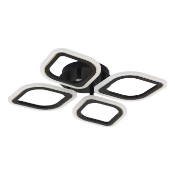 Zuma Line - Iluminação de teto LED com regulação LED/30W/230V 3000-6000K preto + comando