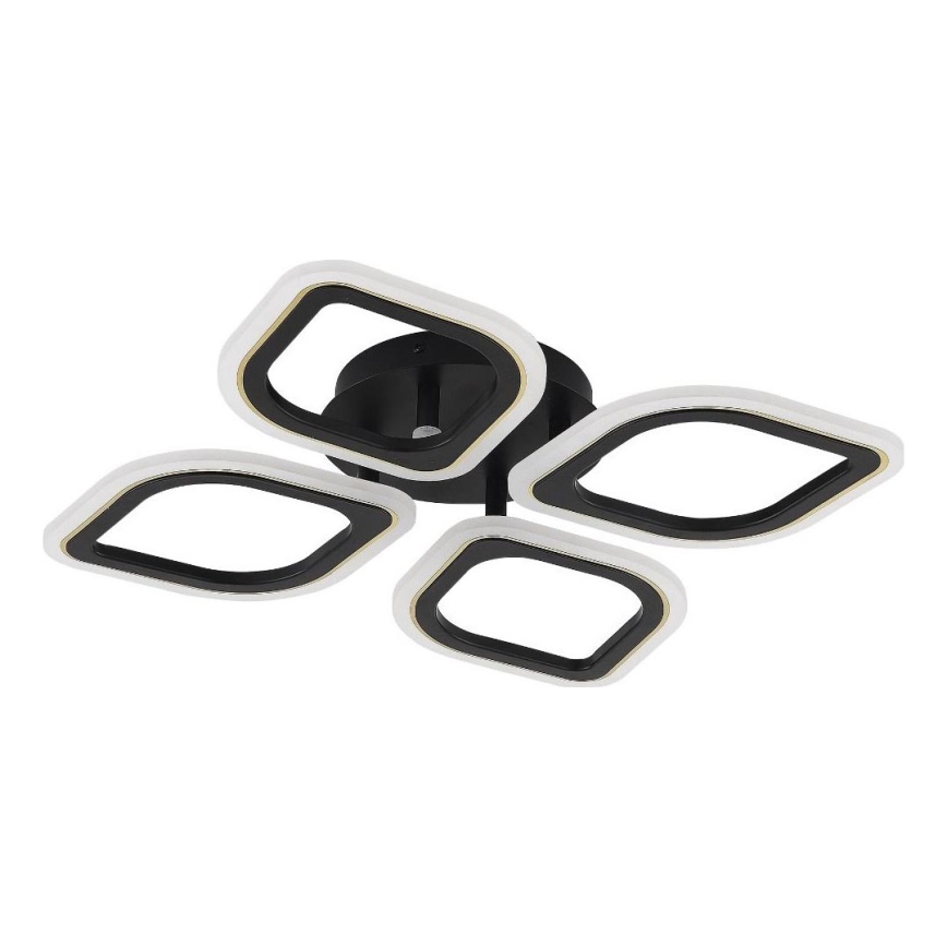 Zuma Line - Iluminação de teto LED com regulação LED/30W/230V 3000-6000K preto + comando