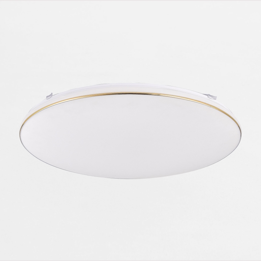 Zuma Line - Iluminação de teto LED com regulação OMAR LED/48W/230V diâmetro 53 cm dourado