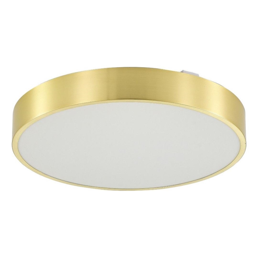 Zuma Line - Iluminação de teto para casa de banho LED com regulação LED/36W/230V 3000-6000K diâmetro 40 cm IP44 dourado + comando