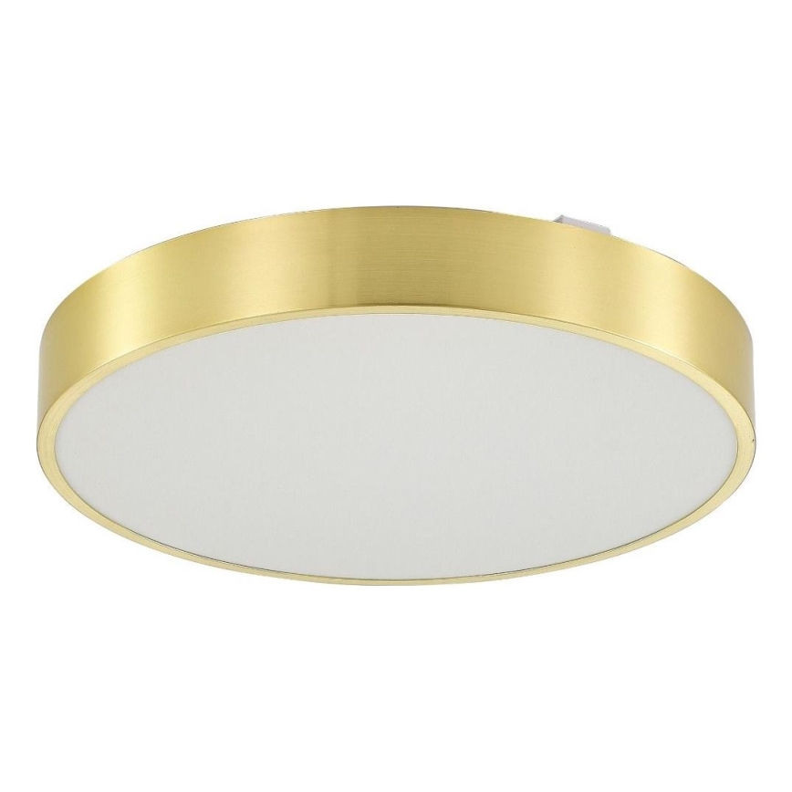 Zuma Line - Iluminação de teto para casa de banho LED com regulação LED/50W/230V 3000-6000K diâmetro 50 cm IP44 dourado + comando