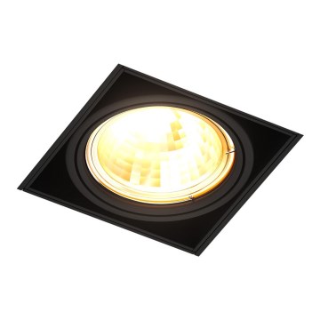 Zuma Line - Iluminação embutida 1xGU10/50W/230V preta