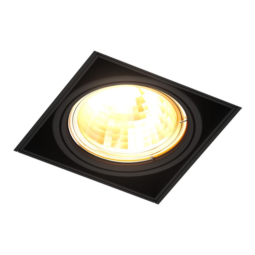 Zuma Line - Iluminação embutida 1xGU10/50W/230V preta