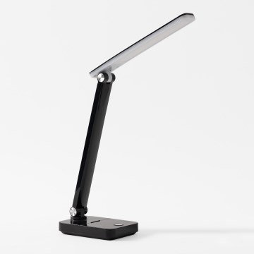 Zuma Line - Lâmpada de mesa recarregável LED/8W/1200 mAh 3000/4500/6000K CRI 90 preta