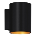 Zuma Line - Luminária de parede 1xG9/40W/230V preto/dourado