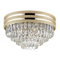 Zuma Line - Luminária de teto em cristal 5xE14/40W/230V dourada