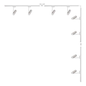 Zuma Line - Luminária de trilho com 8 focos GU10/35W/230V, branca