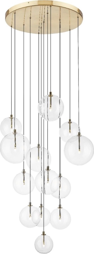 Zuma Line - Lustre com cabo 13xG9/2W/230V dourado