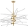 Zuma Line - Lustre com haste 6xG9/42W/230V dourado
