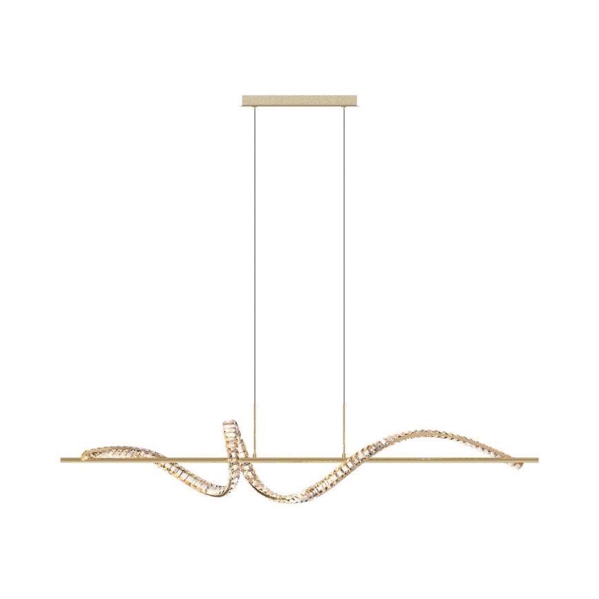Zuma Line - Lustre de cristal LED regulável com cabo LED/24,5W/230V 2700-6000K + comando à distância