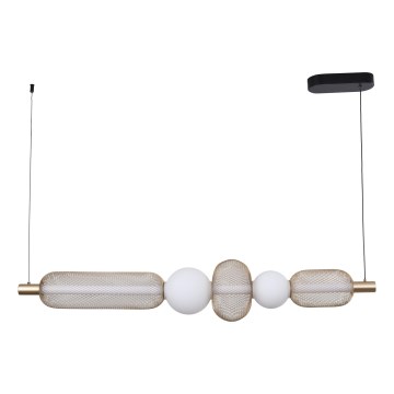 Zuma Line - Lustre LED regulável suspenso por cabo LED/27W/230V 3000-5700K dourado + comando remoto