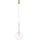 Zuma Line - Lustre suspenso por cabo 1xG4/2W/230V dourado