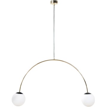 Zuma Line - Lustre suspenso por cabo 2xE14/10W/230V dourado