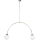 Zuma Line - Lustre suspenso por cabo 2xE14/10W/230V dourado