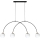 Zuma Line - Lustre suspenso por cabo 4xE14/10W/230V preto
