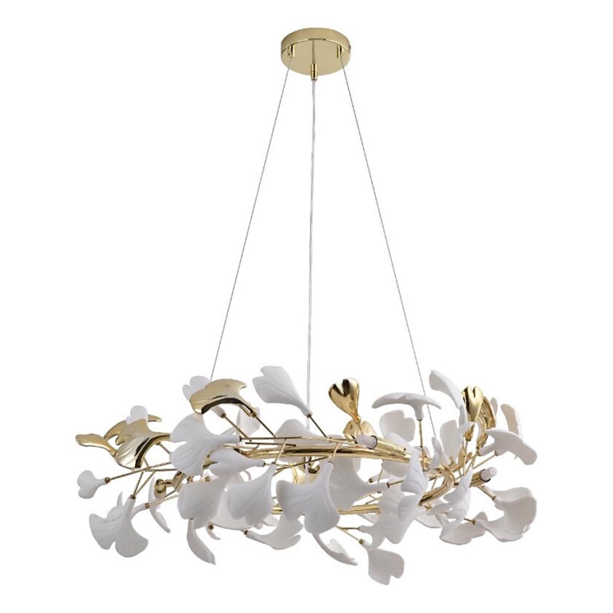 Zuma Line - Lustre suspenso por cabo 6xG9/42W/230V dourado