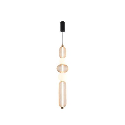 Zuma Line - Lustre LED regulável suspenso por cabo LED/27W/230V 3000-5700K dourado + controlo remoto