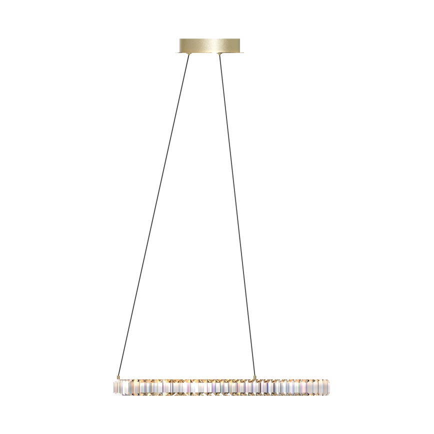 Zuma Line - Lustre de cristal LED regulável com cabo LED/25W/230V 2700-6000K + controlo remoto